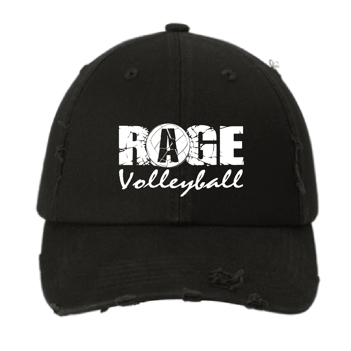 Rage Volleyball District® Distressed Cap