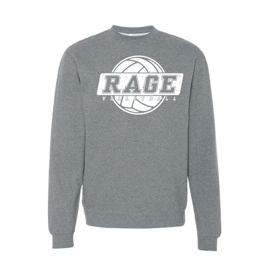Rage Volleyball Unisex Midweight Crewneck Sweatshirt