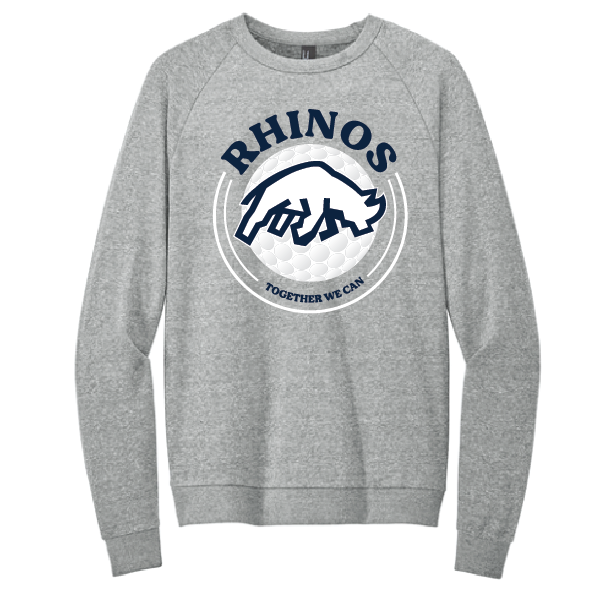 Rhinos Foundation District Perfect Tri Fleece Crewneck Sweatshirt