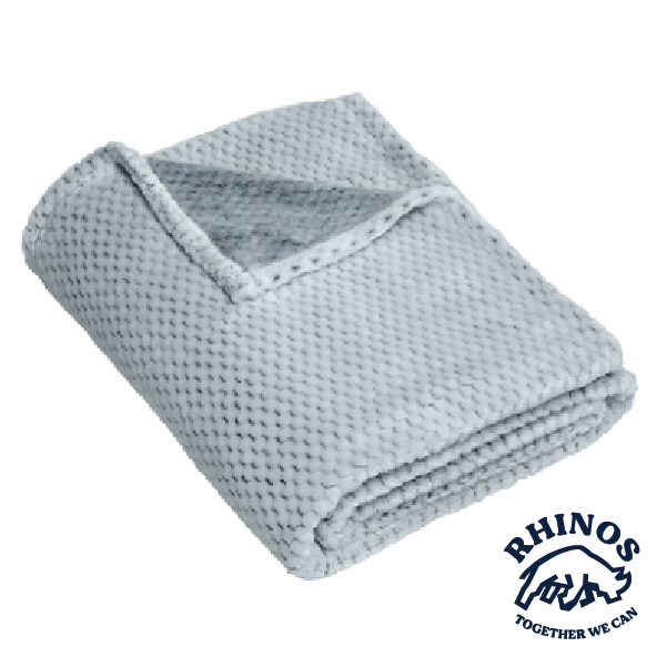 Rhinos Foundation Port Authority Plush Texture Blanket