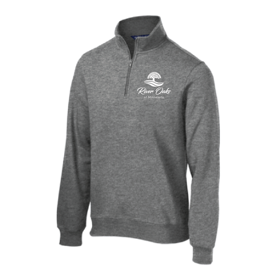 River Oaks Sport-Tek 1/4 Zip Sweatshirt- Men's and Women's