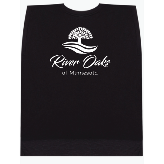 River Oaks Bella + Canvas Women's Flowy Rolled Cuffs Muscle Tee