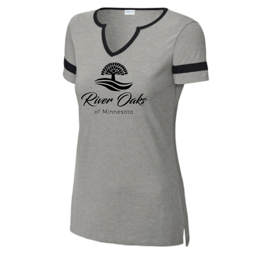 River Oaks Sport-Tek Women's Halftime Notch Neck Tee