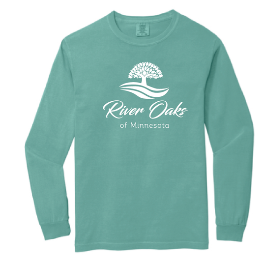 River Oaks Comfort Colors Heavyweight Ring Spun Long Sleeve Tee with Print