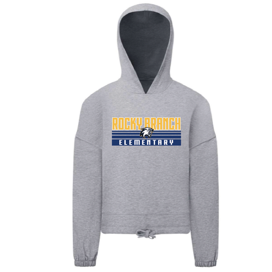 Rocky Branch Elementary Women's TriDri Cropped Maria Hooded Sweatshirt