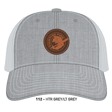 River Falls Retail Online Fighting Fish Leather Patch Hat