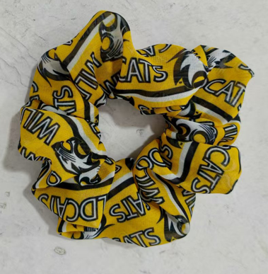 River Falls Retail Sublimated Scrunchie - Gold