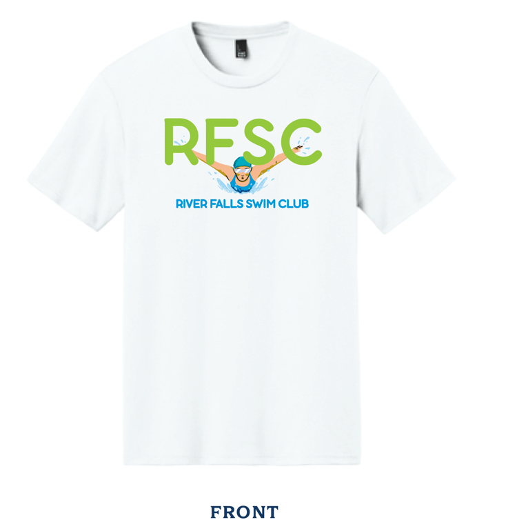 RF Swim Club District Tri Blend Short Sleeve T-shirt