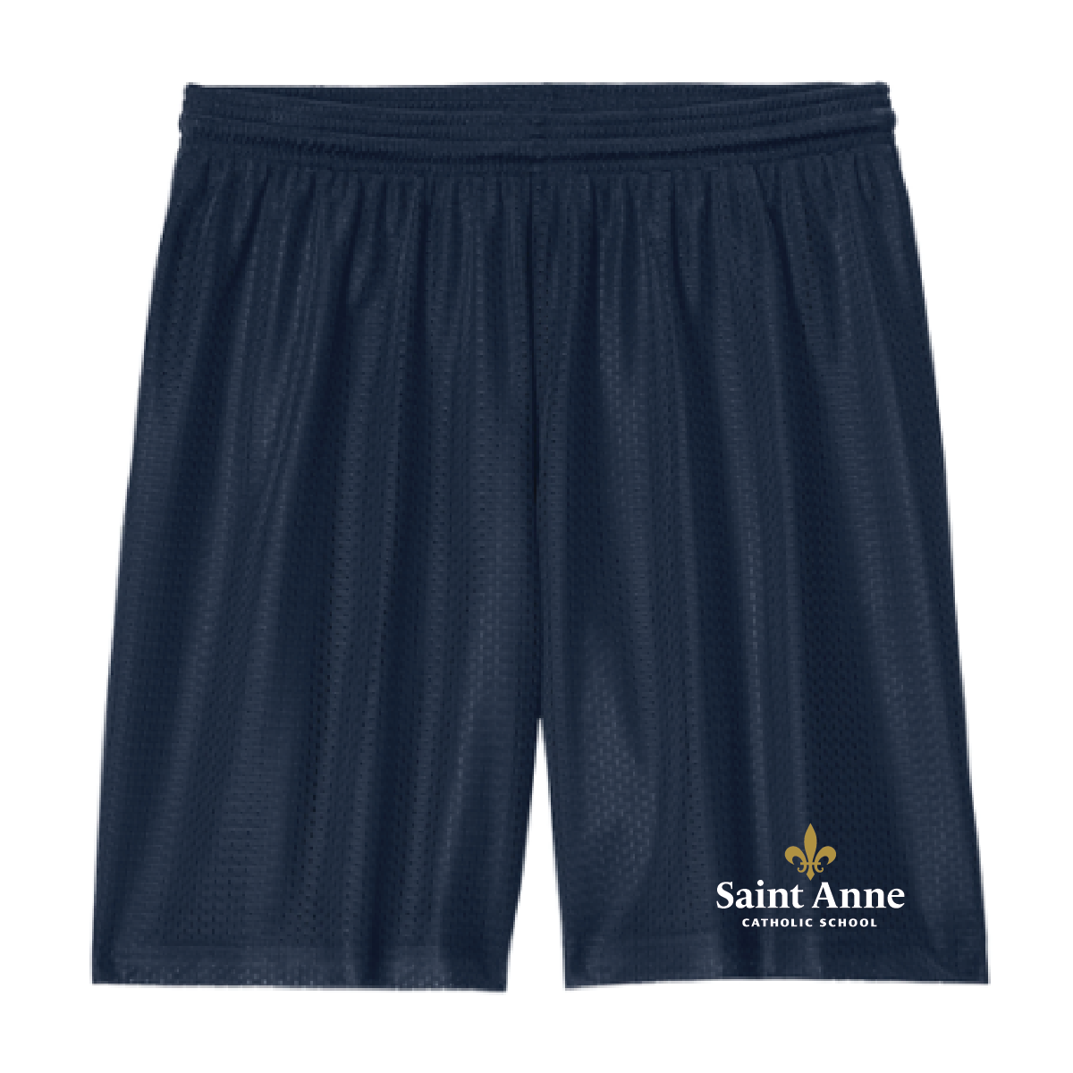 PE UNIFORM APPROVED - Saint Anne Sport Tek PosiCharge Mesh 7" Short