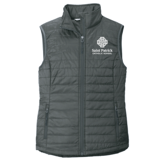 Saint Patrick School Port Authority® Packable Puffy Vest - Adult and Women