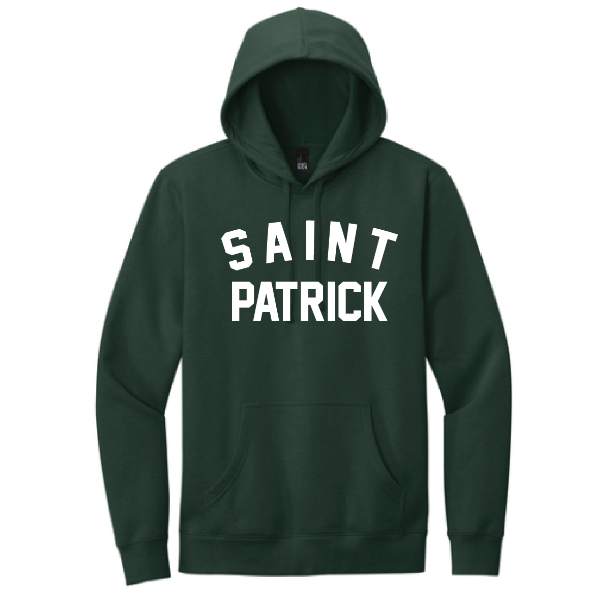 Saint Patrick School Hooded Sweatshirt- Adult and Youth - Big Letters