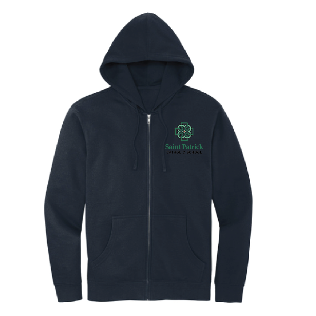 Saint Patrick School Full Zip Sweatshirt - Adult and Youth