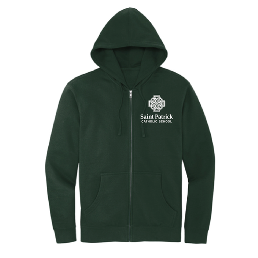 Saint Patrick School Full Zip Sweatshirt - Adult and Youth