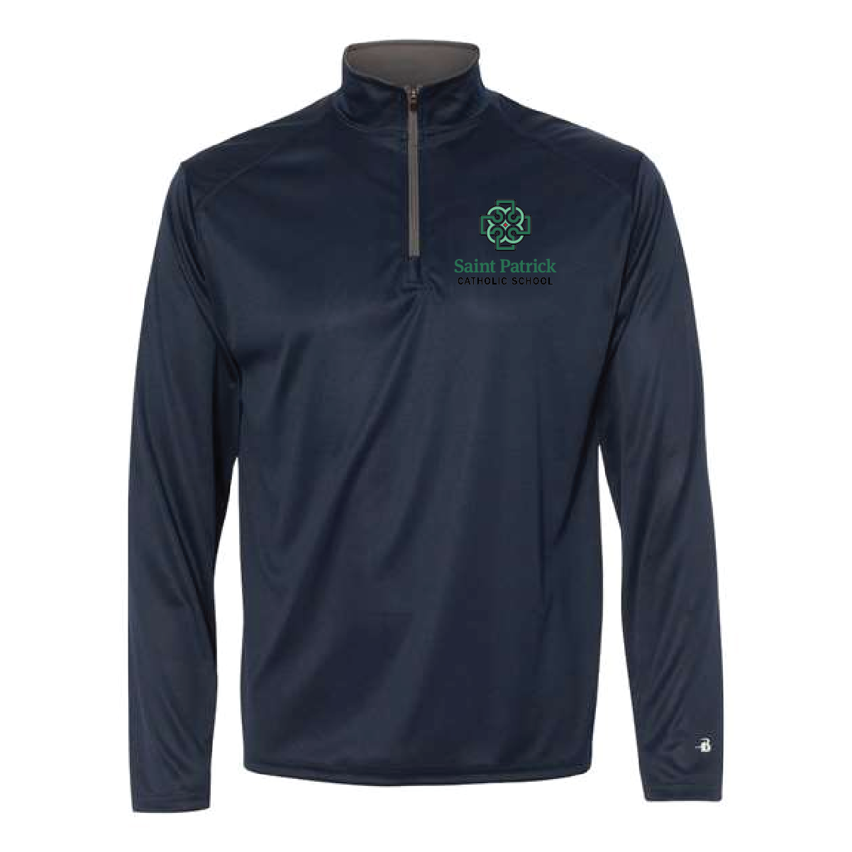 Saint Patrick School Badger - B-Core Quarter-Zip Pullover - Adult and Youth