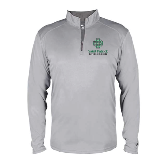 Saint Patrick School Badger - B-Core Quarter-Zip Pullover - Adult and Youth