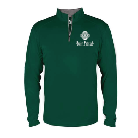 Saint Patrick School Badger - B-Core Quarter-Zip Pullover - Adult and Youth