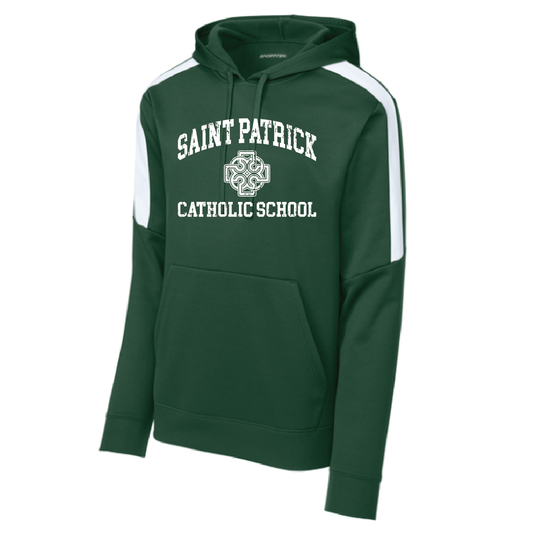 Saint Patrick School Sport-Tek® Sport-Wick® Fleece United Pullover Hoodie- Adult and Youth
