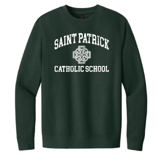 Saint Patrick School Crewneck Sweatshirt- Adult and Youth