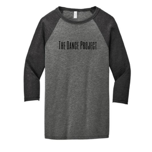 TDP Bella+Canvas Unisex 3/4 Sleeve Baseball Tee