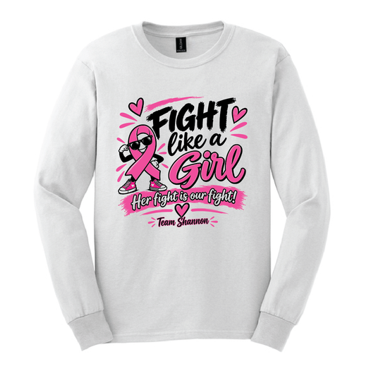 Team Shannon Benefit Gildan 100% Cotton Long Sleeve T-shirt