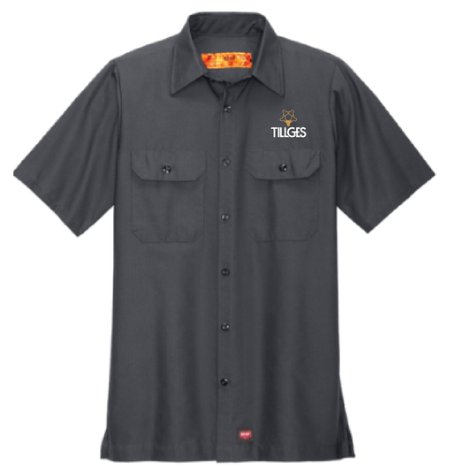 Tillges Red Kap® Short Sleeve Solid Ripstop Shirt