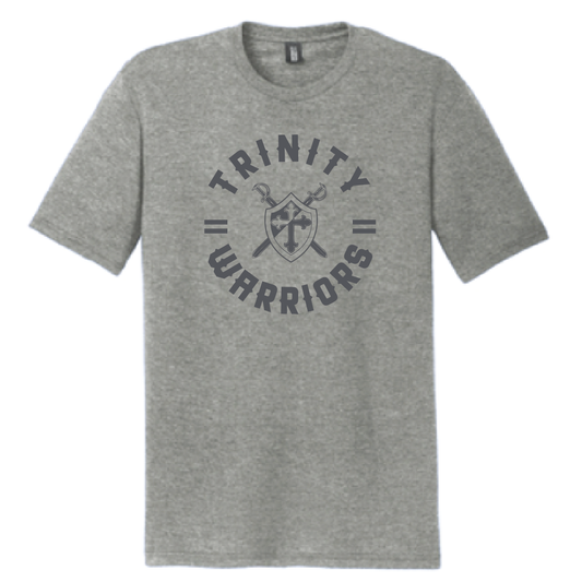 Trinity Academy Triblend Shirt - Grey Circle Design