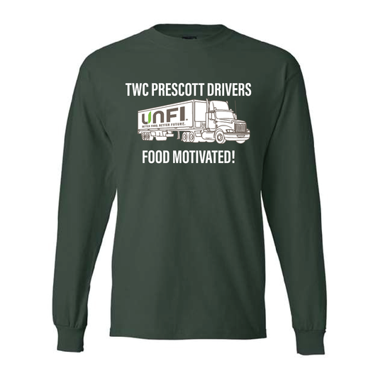 UNFI Hanes Beefy Long Sleeve - Forest