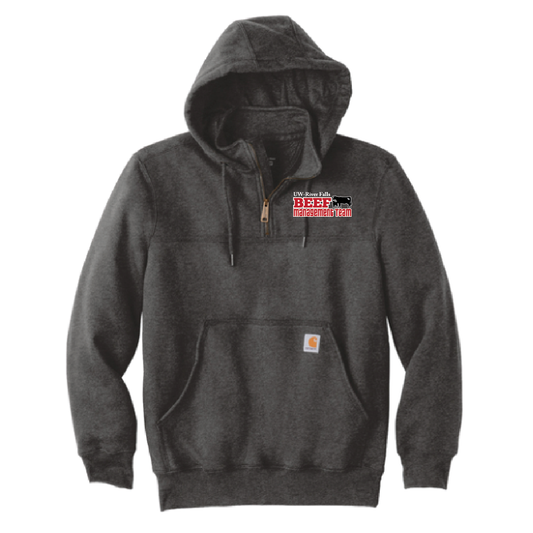 UWRF Beef Management Carhartt ® Rain Defender ® Paxton Heavyweight Hooded Zip Mock Sweatshirt