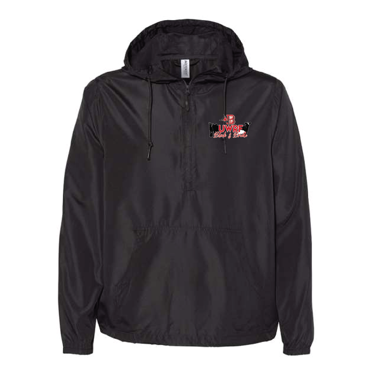 UWRF Block and Bridle Independent Trading Co. - Lightweight Quarter-Zip Windbreaker Pullover Jacket