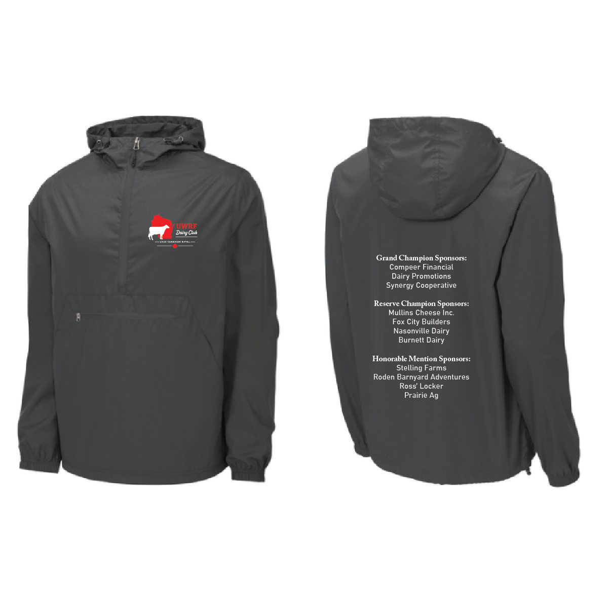 UWRF DC Canadian Royal Sport-Tek Packable Anorak