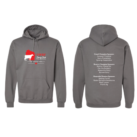 UWRF DC Canadian Royal Tultex Unisex Fleece Hooded Sweatshirt