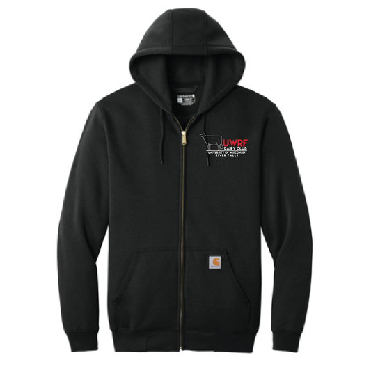 UWRF Dairy Club Carhartt Midweight Full Zip Sweatshirt