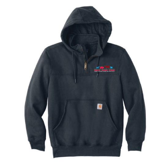 UWRF HHI Rain Defender ® Paxton Heavyweight Hooded Zip Mock Sweatshirt