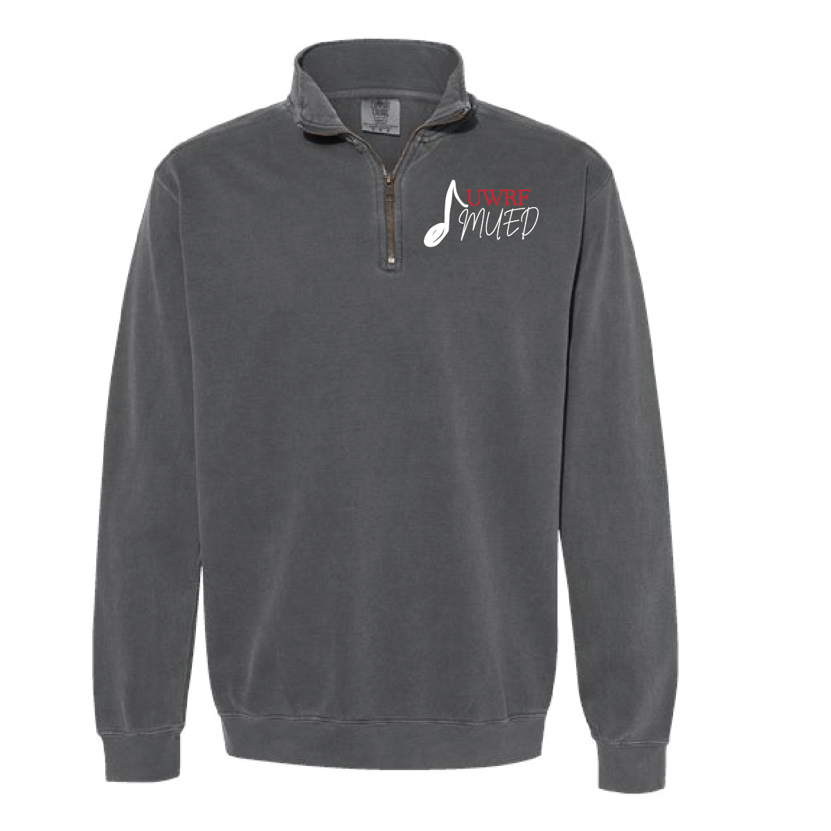 UWRF Music Education Comfort Colors® Ring Spun 1/4-Zip Sweatshirt