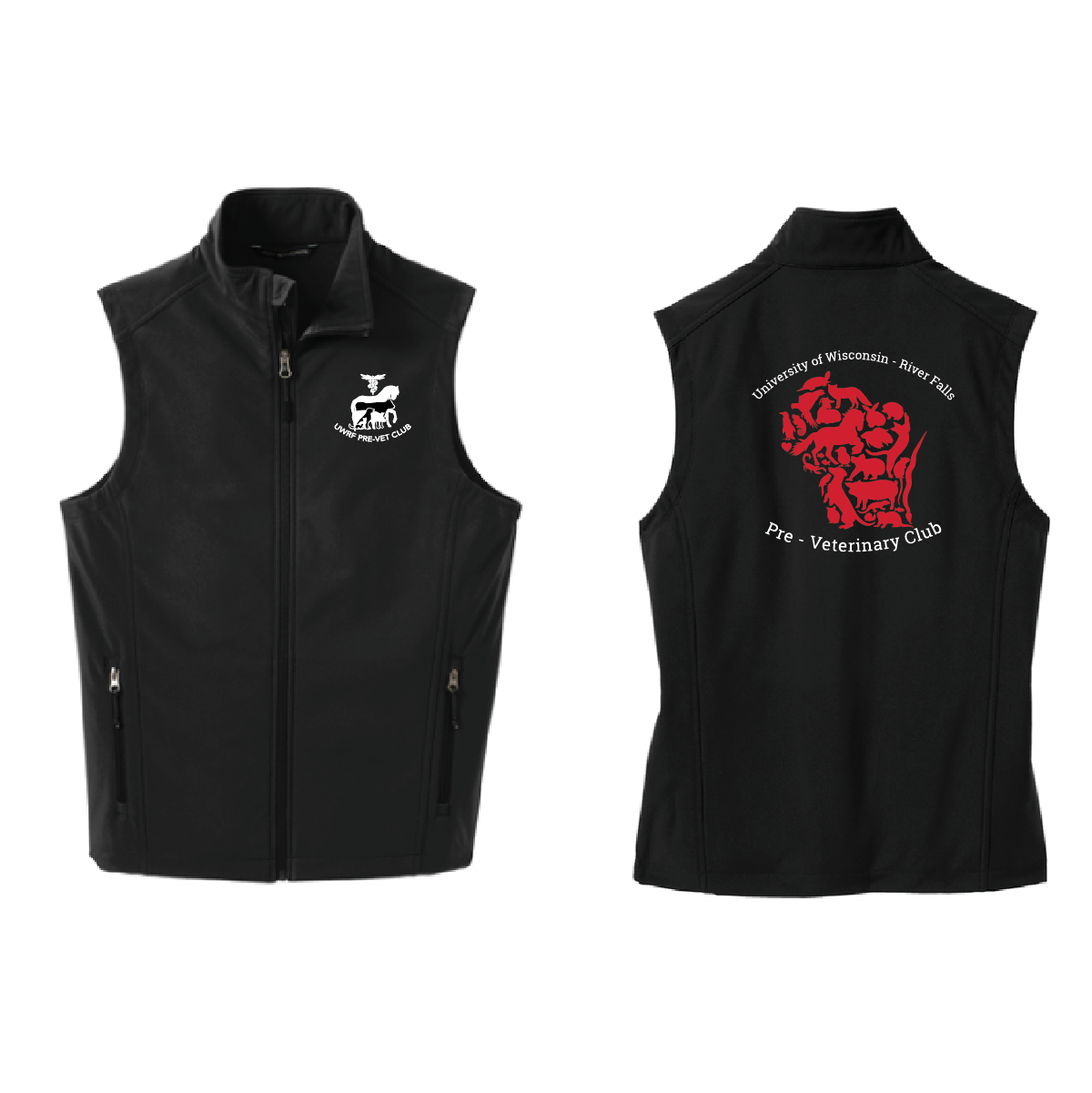 UWRF Pre Vet Port Authority® Ladies Core Soft Shell Vest
