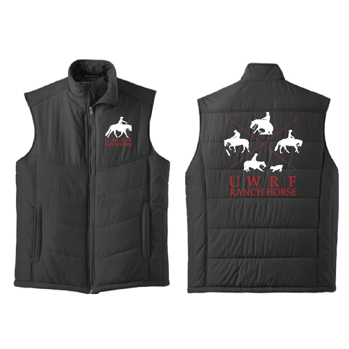 UWRF Ranch Horse Port Authority Puffy Vest