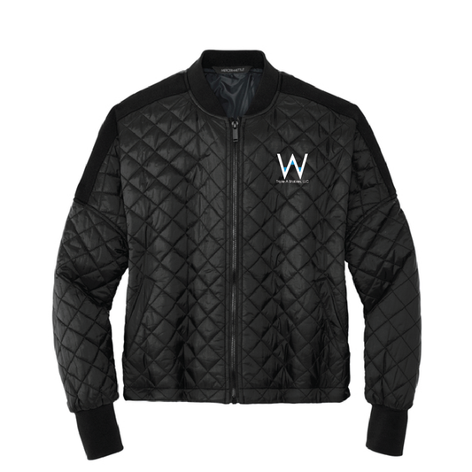Welman Mercer + Mertle Women's Boxy Quilted Jack with Embroidery