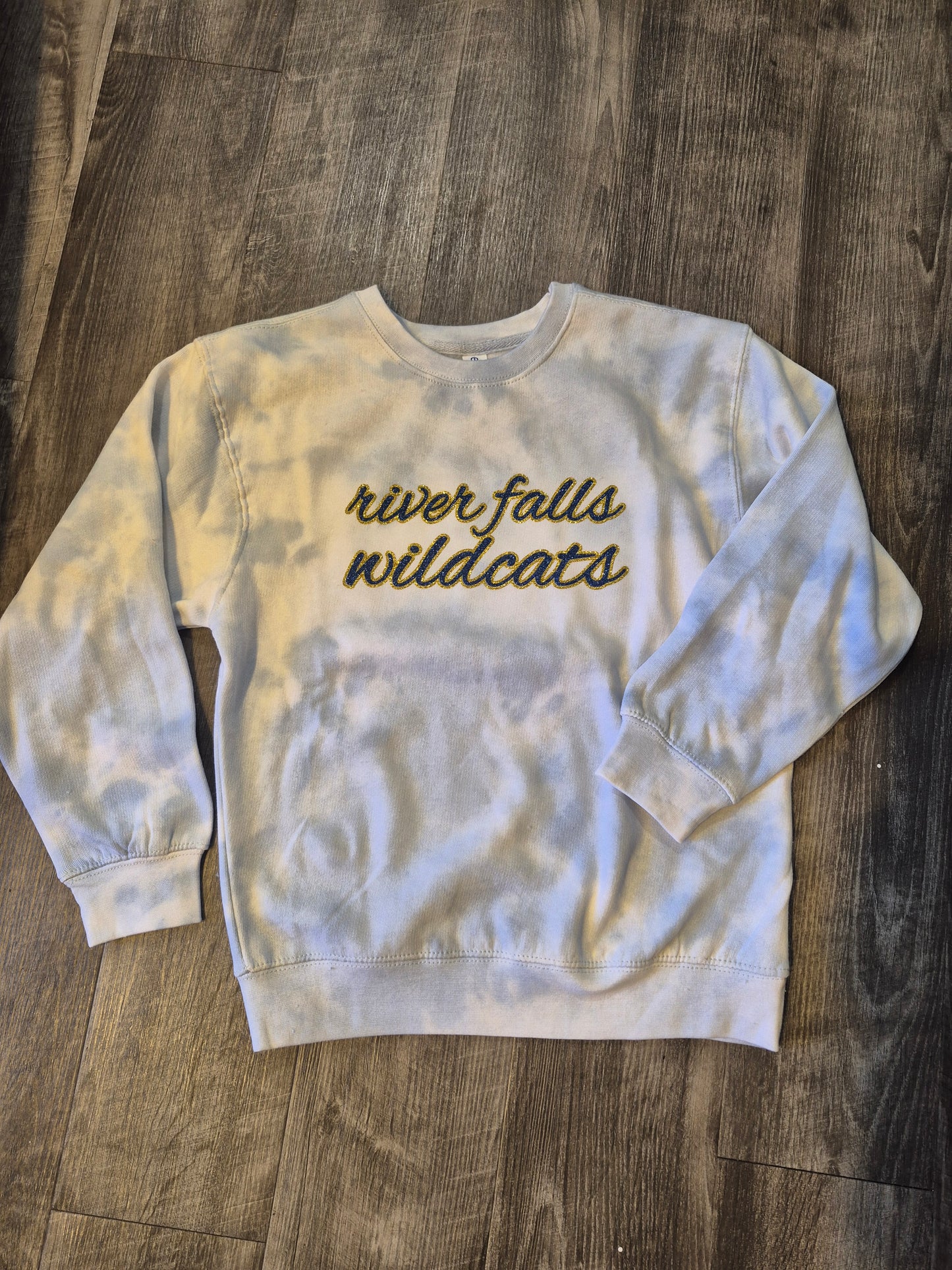 River Falls Retail Online Adult Tie Dye Fleece Crew