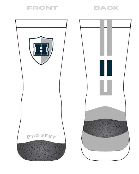 Hudson Raiders Online Pro Feet White Sublimated Sock