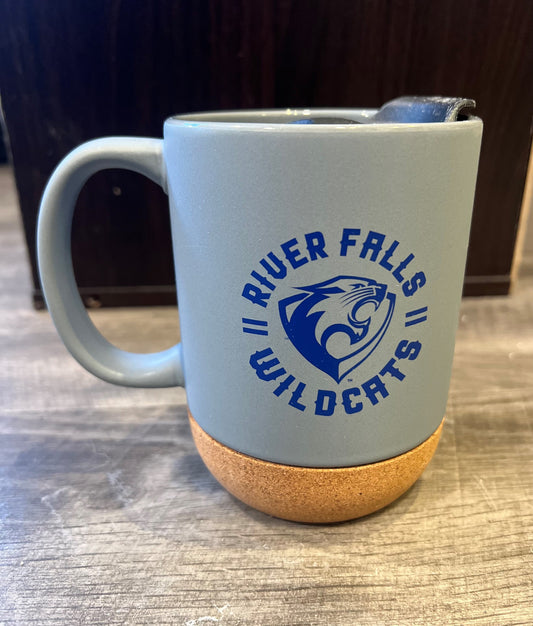 River Falls Retail Online 13 oz Gogh Ceramic Mug with Cork Bottom