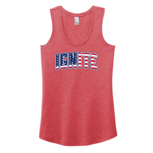 Ignite Baseball District Women's Perfect Tri Racerback Tank