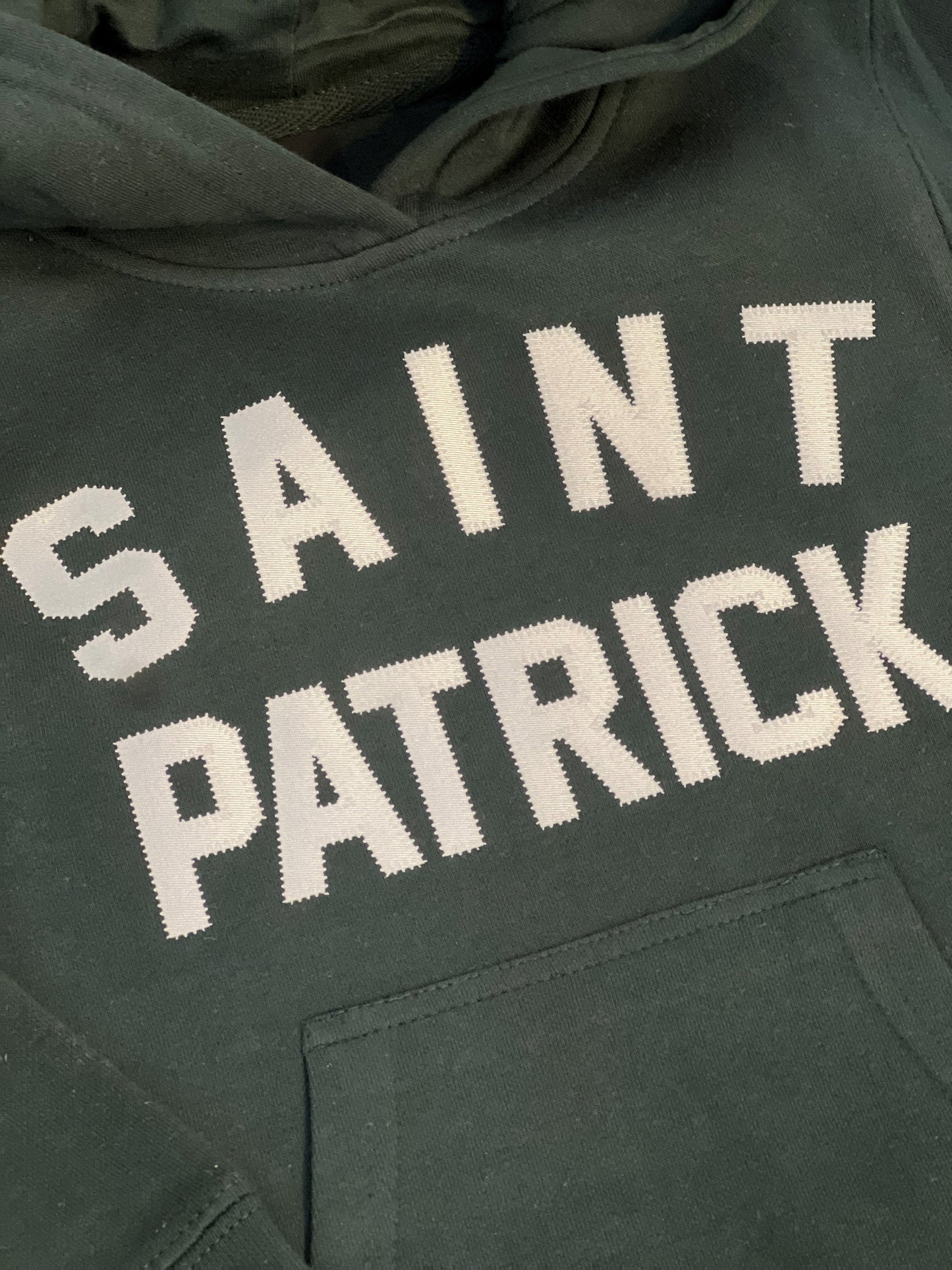 Saint Patrick School Hooded Sweatshirt- Adult and Youth - Big Letters
