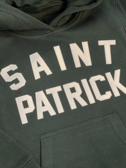 Saint Patrick School Hooded Sweatshirt- Adult and Youth - Big Letters