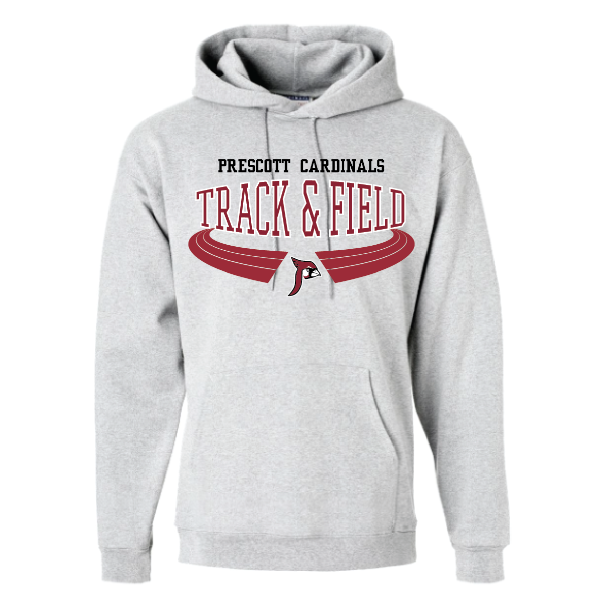 Prescott Retail Online Track & Field Unisex Cotton Hooded Sweatshirt