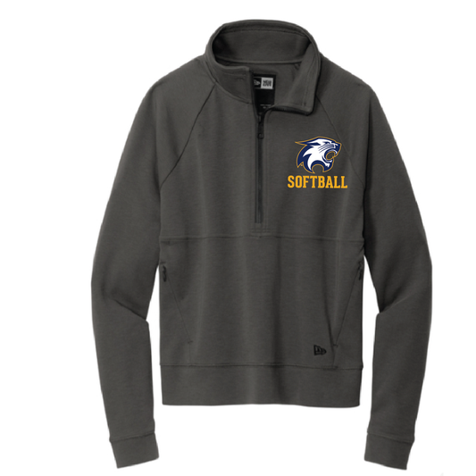 RF HS Softball Women's New Era 1/2 Zip