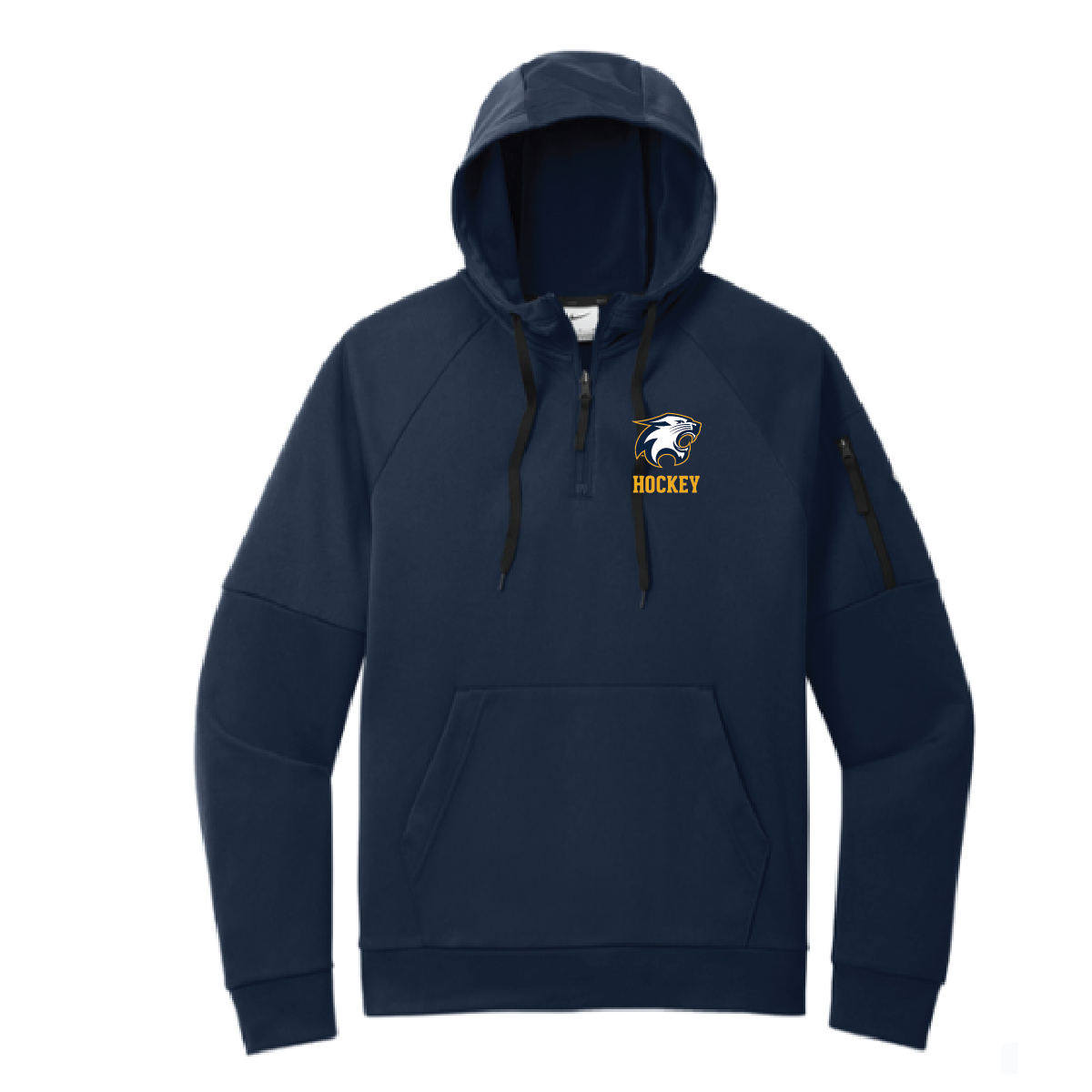 RFHS Hockey Nike Therma-FIT Pocket 1/4-Zip Fleece Hoodie