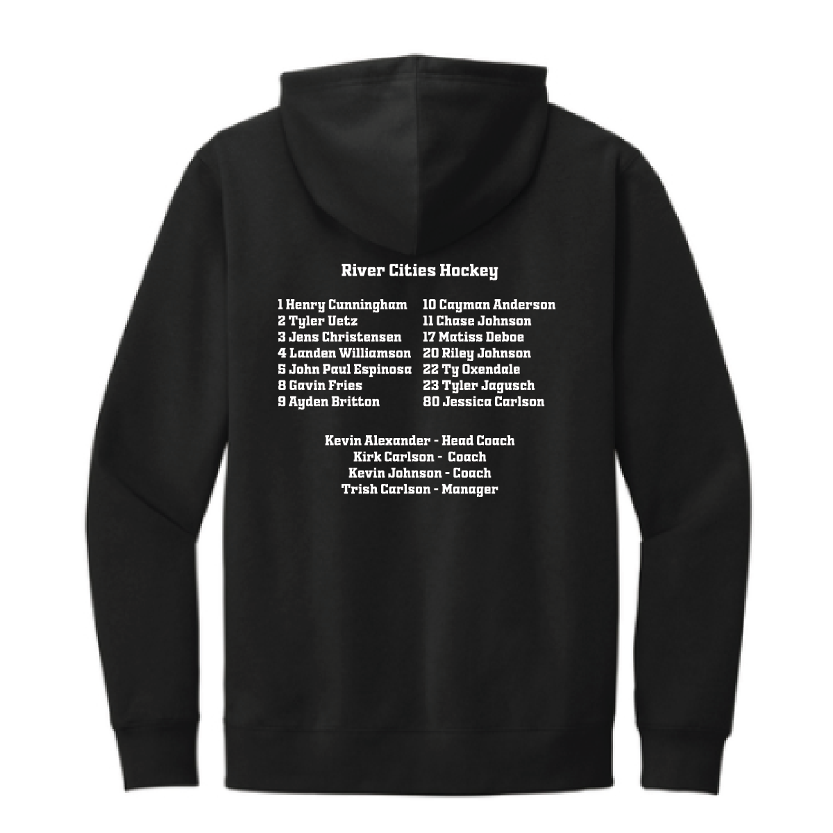 River Cities Hockey State Bound 2026 Hooded Sweatshirt