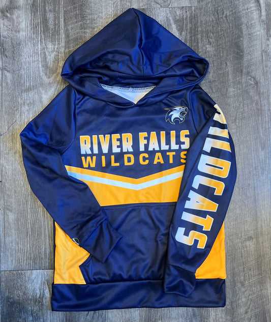 River Falls Retail Online Sublimated Digital Print Sweatshirt - Youth and Adult
