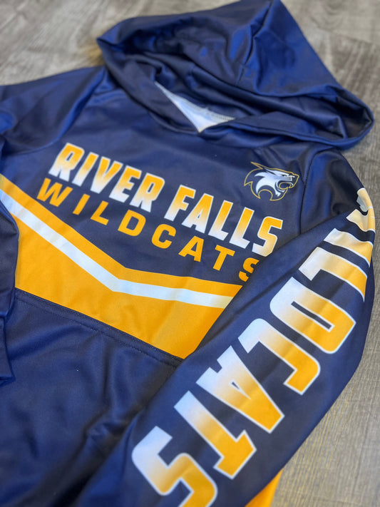 River Falls Retail Online Sublimated Digital Print Sweatshirt - Youth and Adult