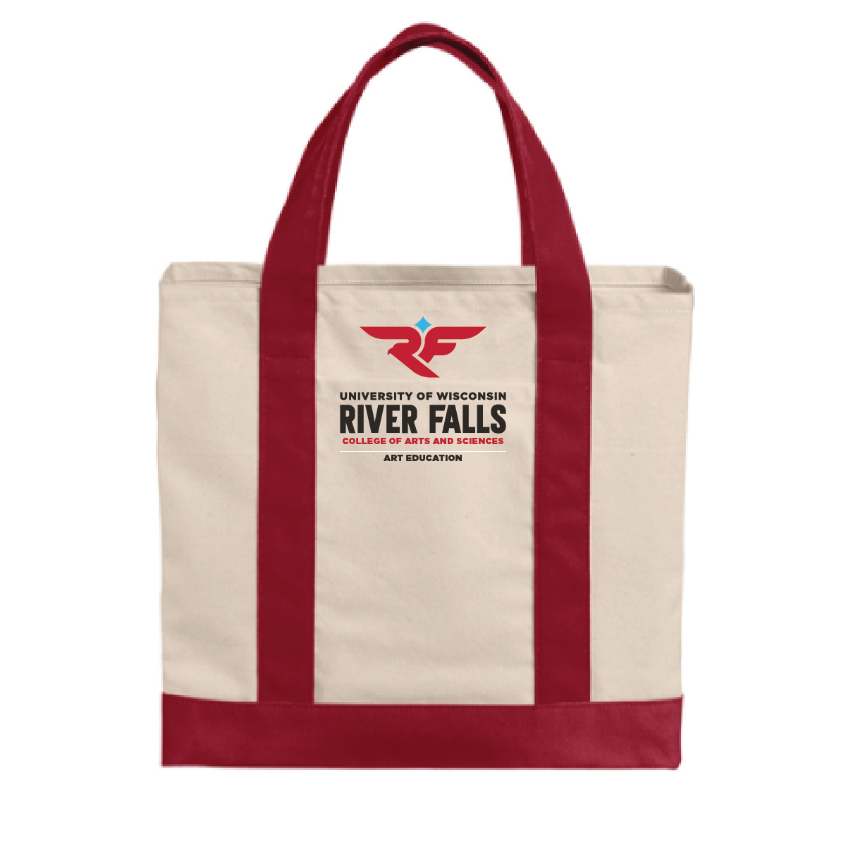 UWRF Arts & Sciences Port Authority Cotton Canvas Two-Tone Tote